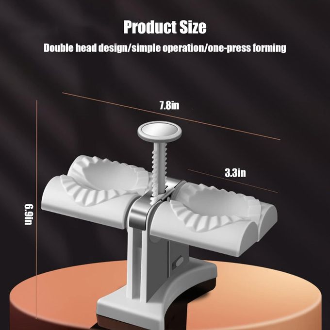 Machine à raviolis à double tête Pour des boulettes