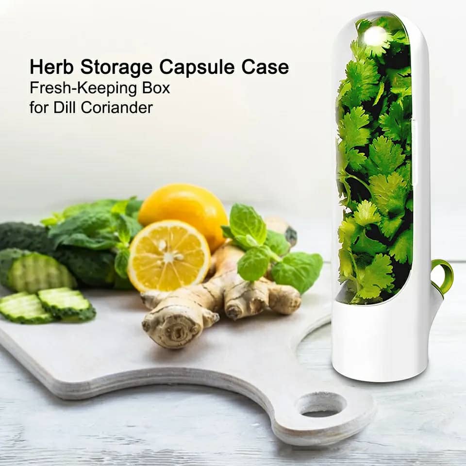 Capsule de stockage et de conservation d'herbes