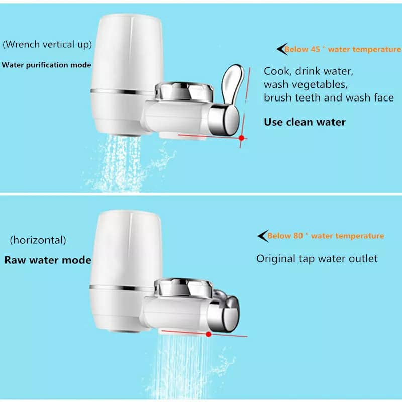 Robinet Filtre à eau cuisine, pour l’élimination de la rouille et des bactéries Le Chlore Et Les Matières Organiques